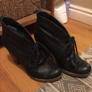 Black Water Resistant Hush Puppy Booties